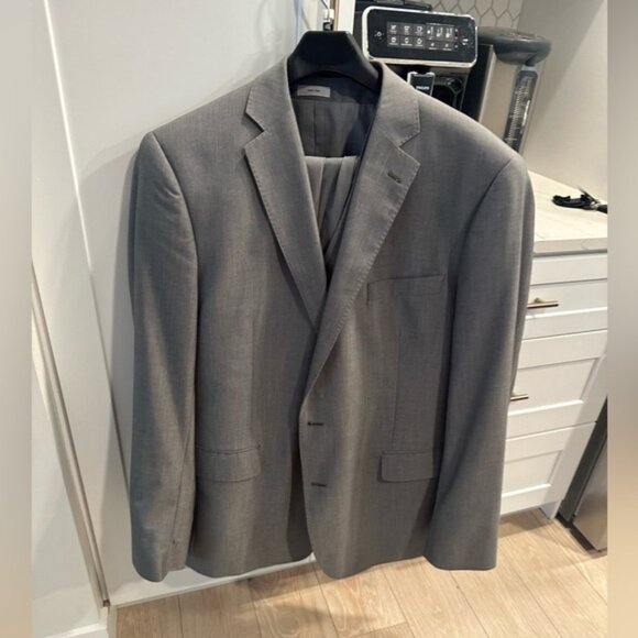 J Ferrar Suit 3 pieces gray color - Picture 1 of 6